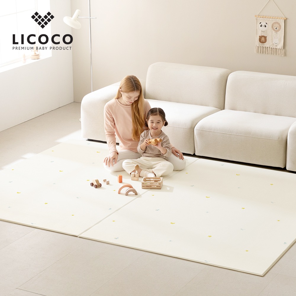 [리코코] 이모션 양면 PVC 러그 매트 200x140